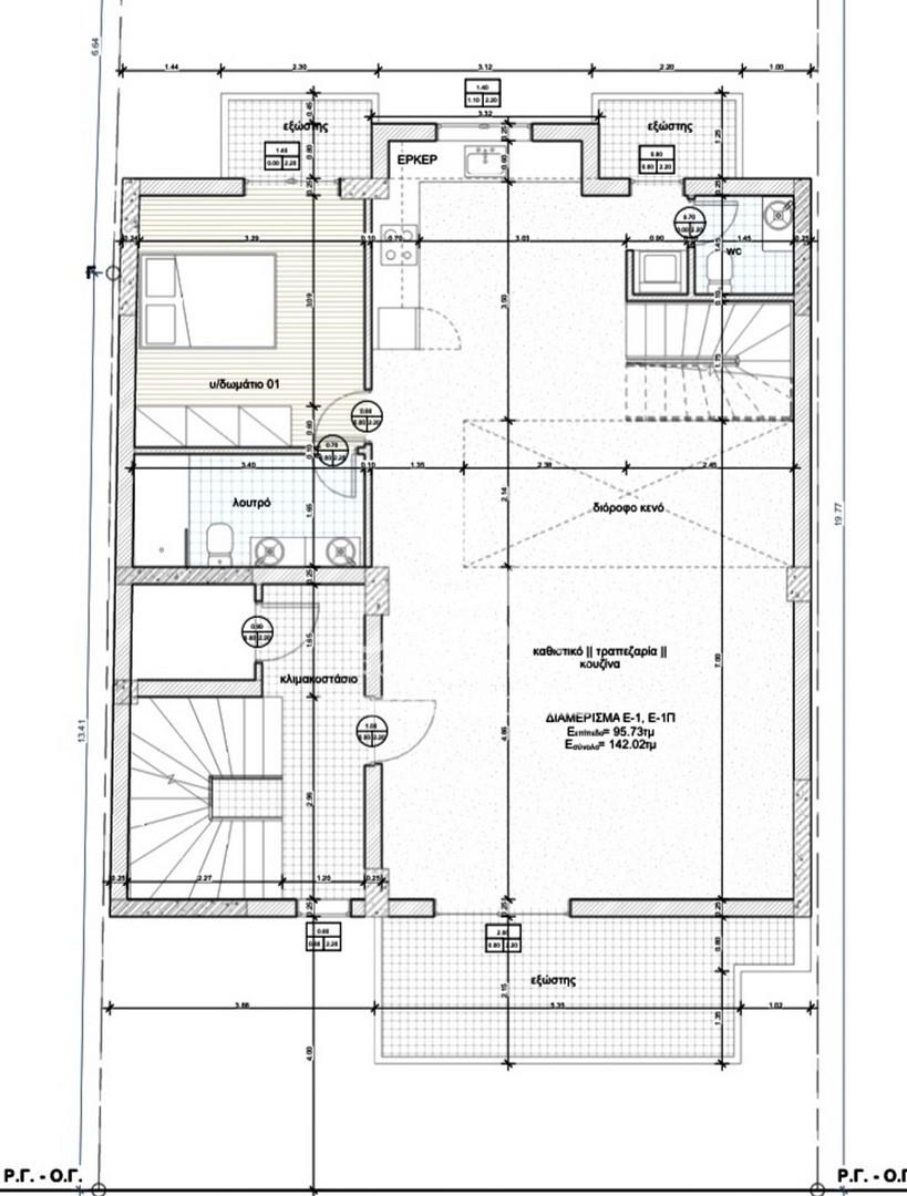 (用于出售) 住宅 地板复式 || Athens West/Peristeri - 142 平方米, 3 卧室, 385.000€ 
