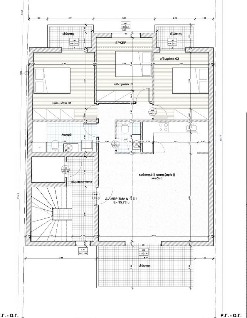 (用于出售) 住宅 地板复式 || Athens West/Peristeri - 145 平方米, 3 卧室, 385.000€ 
